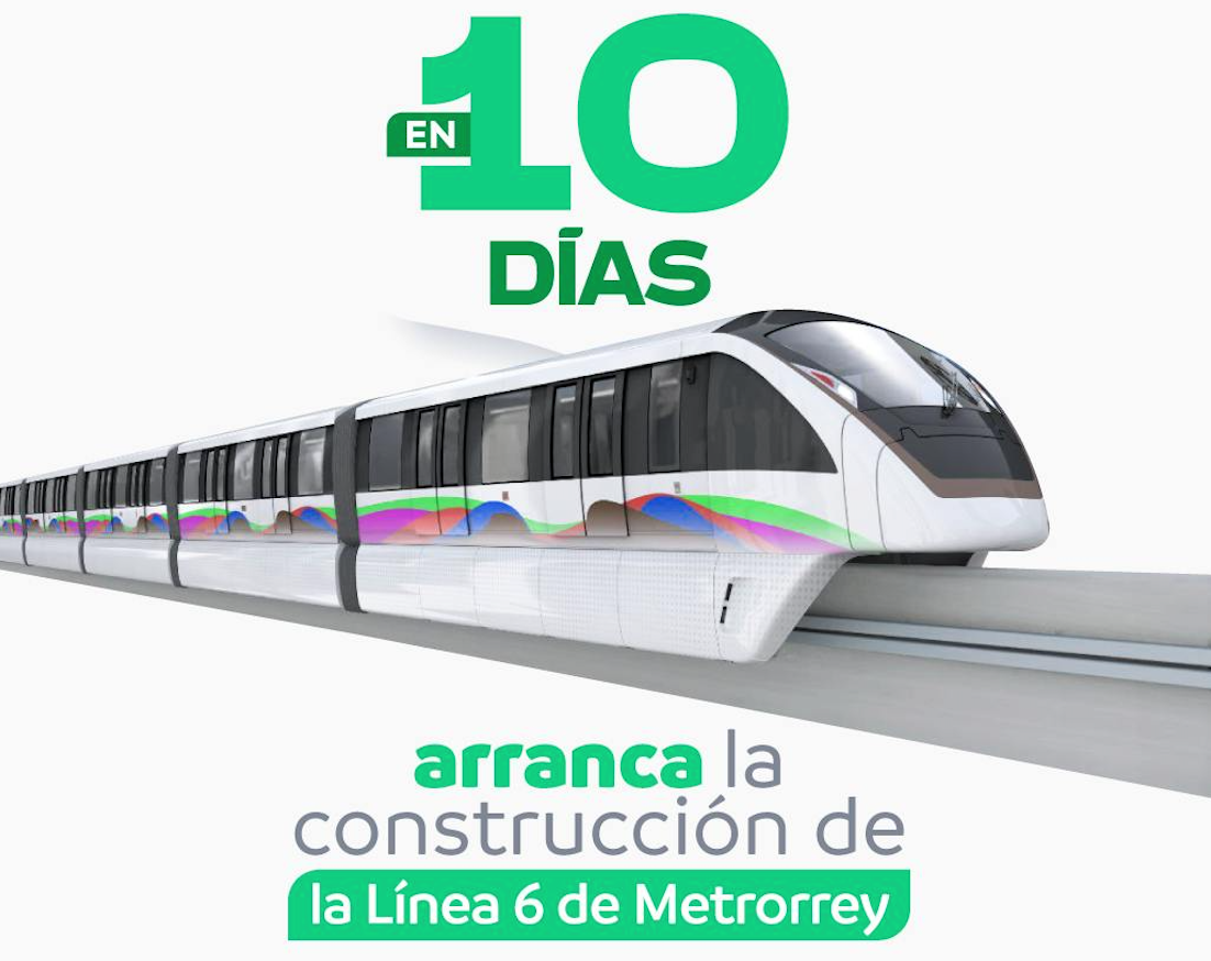 Arrancará Estado Línea 6 del Metro en 10 días