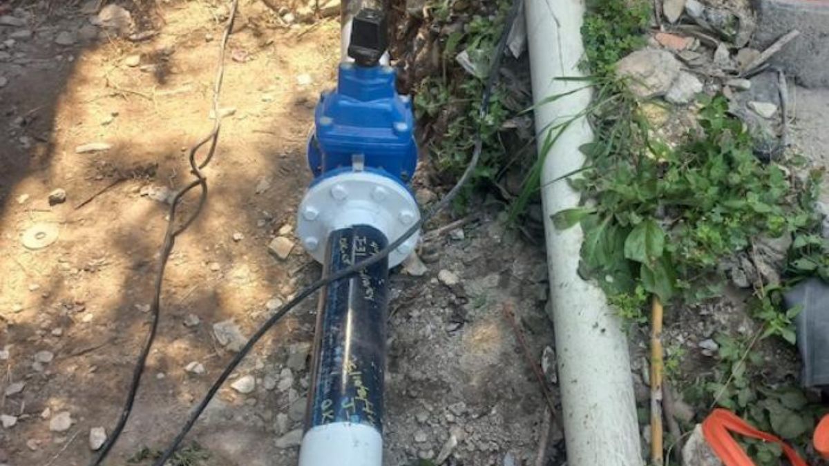 Monterrey, agua potable en cerro de la camapana