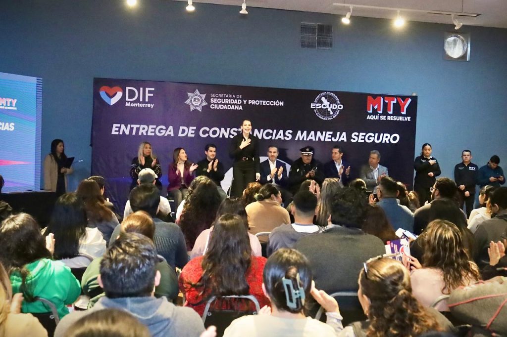 El Programa Maneja Seguro Suma 500 Capacitados Y Avanza Con Una Nueva Entrega De Constancias, Impulsando La Movilidad Y La Seguridad Vial En Monterrey.