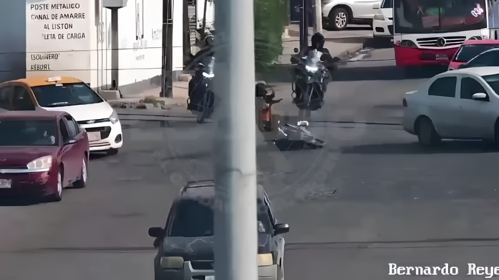 Lugar Del Accidente Donde El Menor De 17 Años Derrapó Antes De Ser Detendio