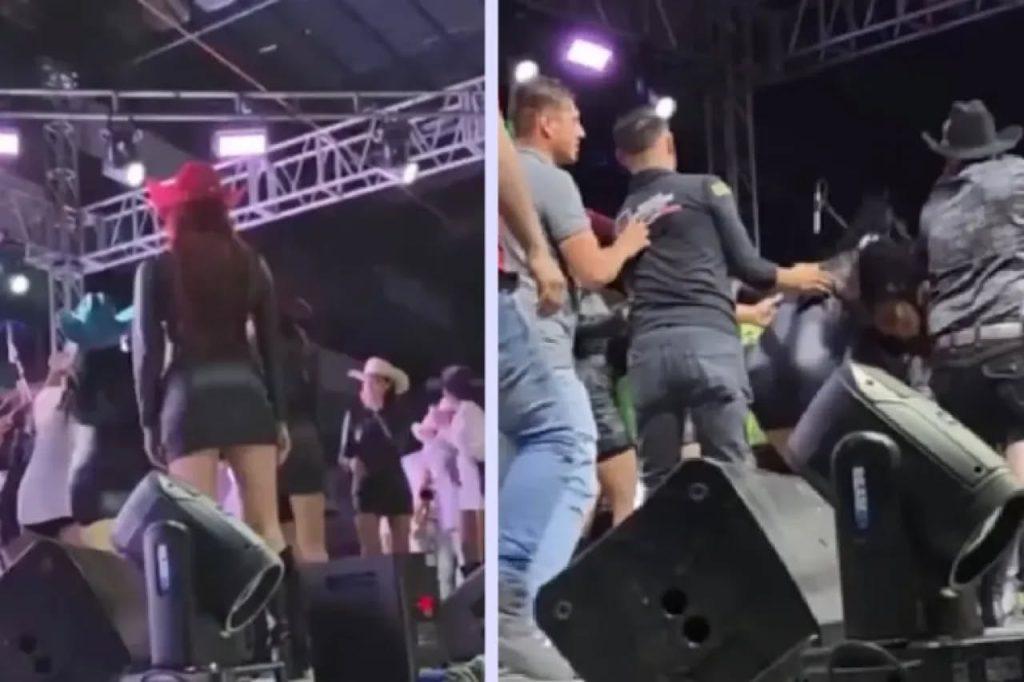 Pelea De Bailarinas En Concierto En Chihuahua Protagonizan Pelea En Pleno Concierto