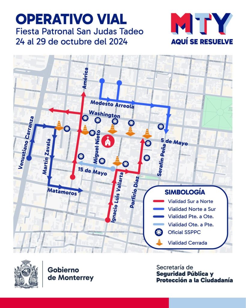 Rutas-alternas-san-judas-tadeo-monterrey | Tu Colonia Nuevo León